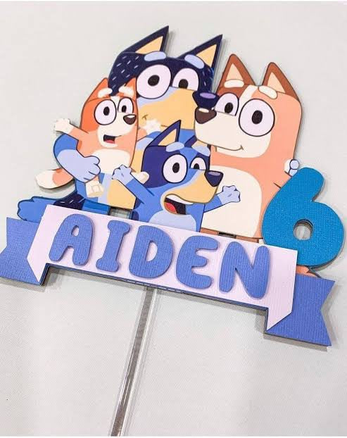 Layered Card Cake Topper