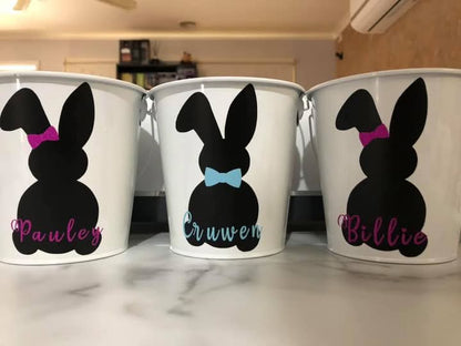 Metal Easter Buckets