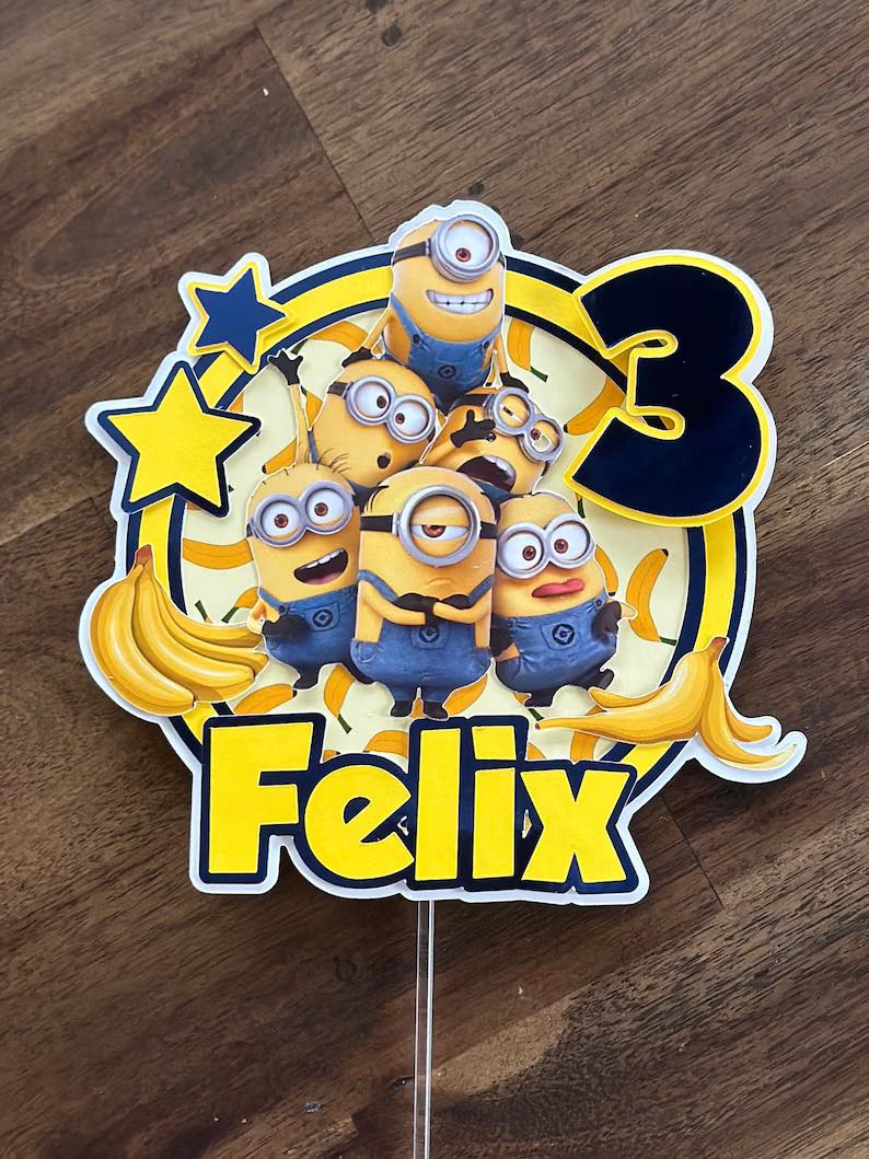 Layered Card Cake Topper